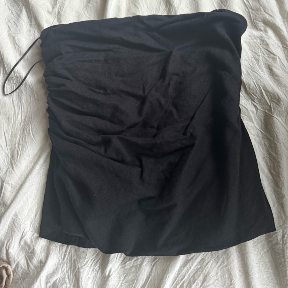 Abercrombie Linen Blend Tube Top - Picture 2 of 3
